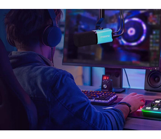 MAONO Mikrofon Maono PD100X RGB (czarny) - 1417738 - zdjęcie 6